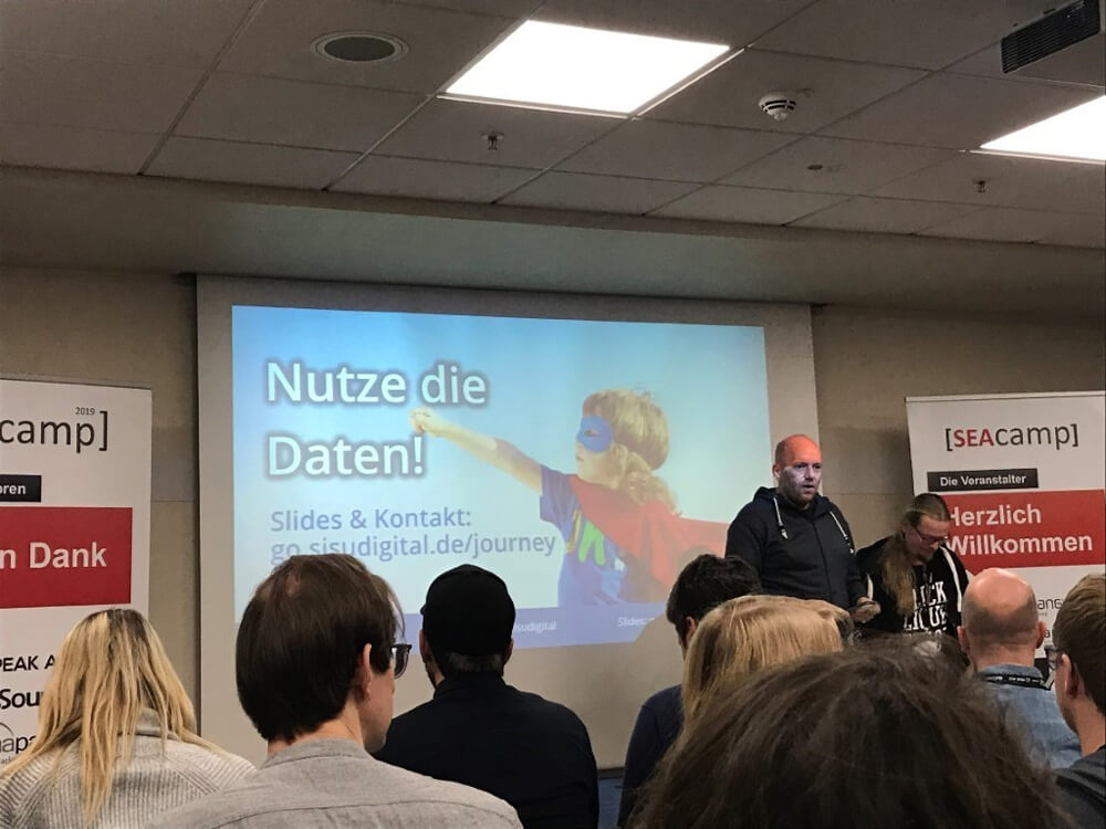 Michael Janssen beim SEAcamp in Hannover