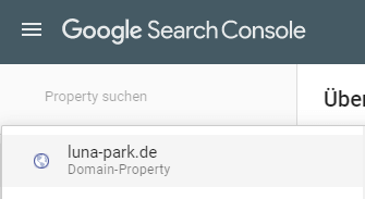 Domain-Property in der GSC