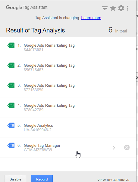 Tool-Tipp: Google tag Assistant